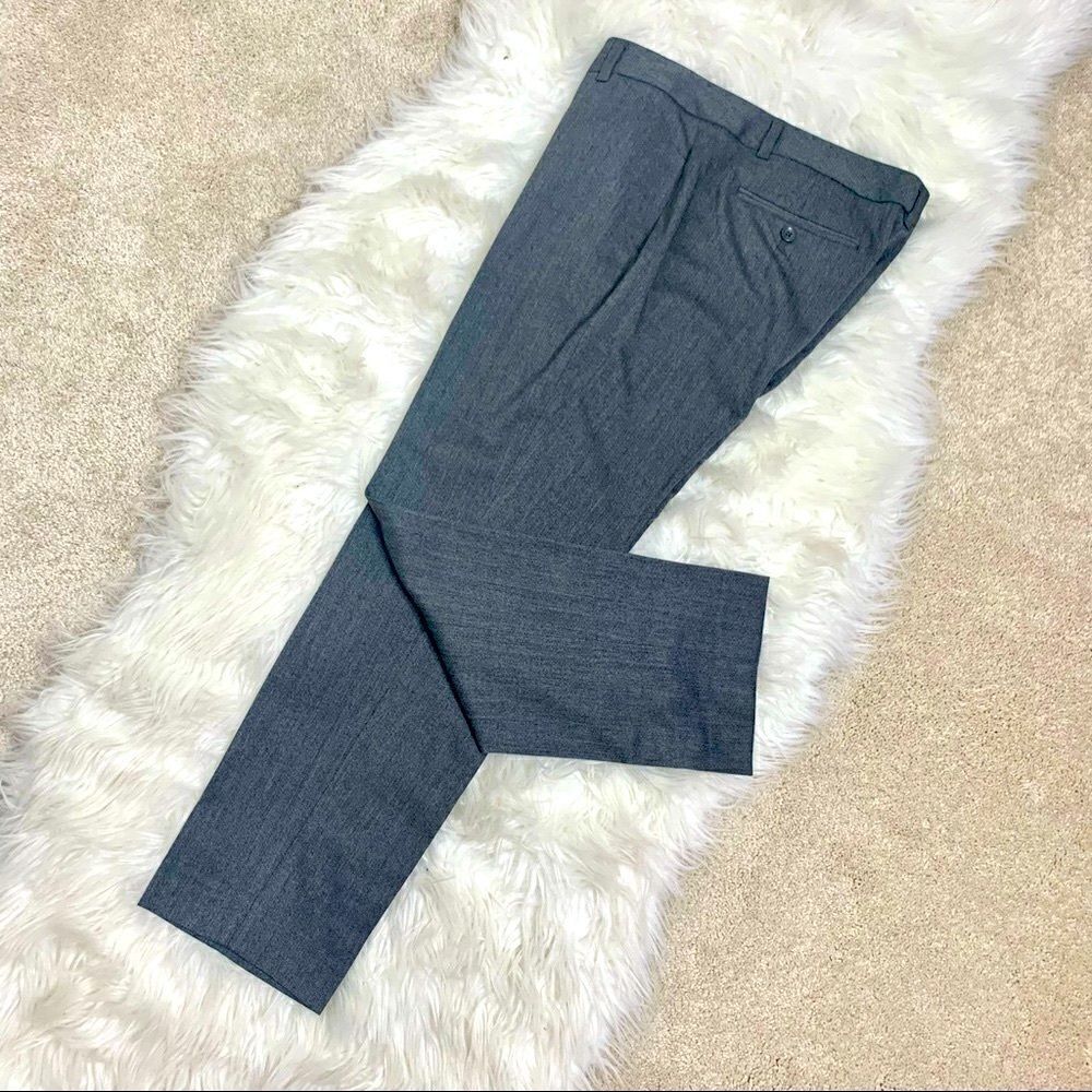 Gap Herringbone Slim Crop Black &Gray  Pants Sz 4